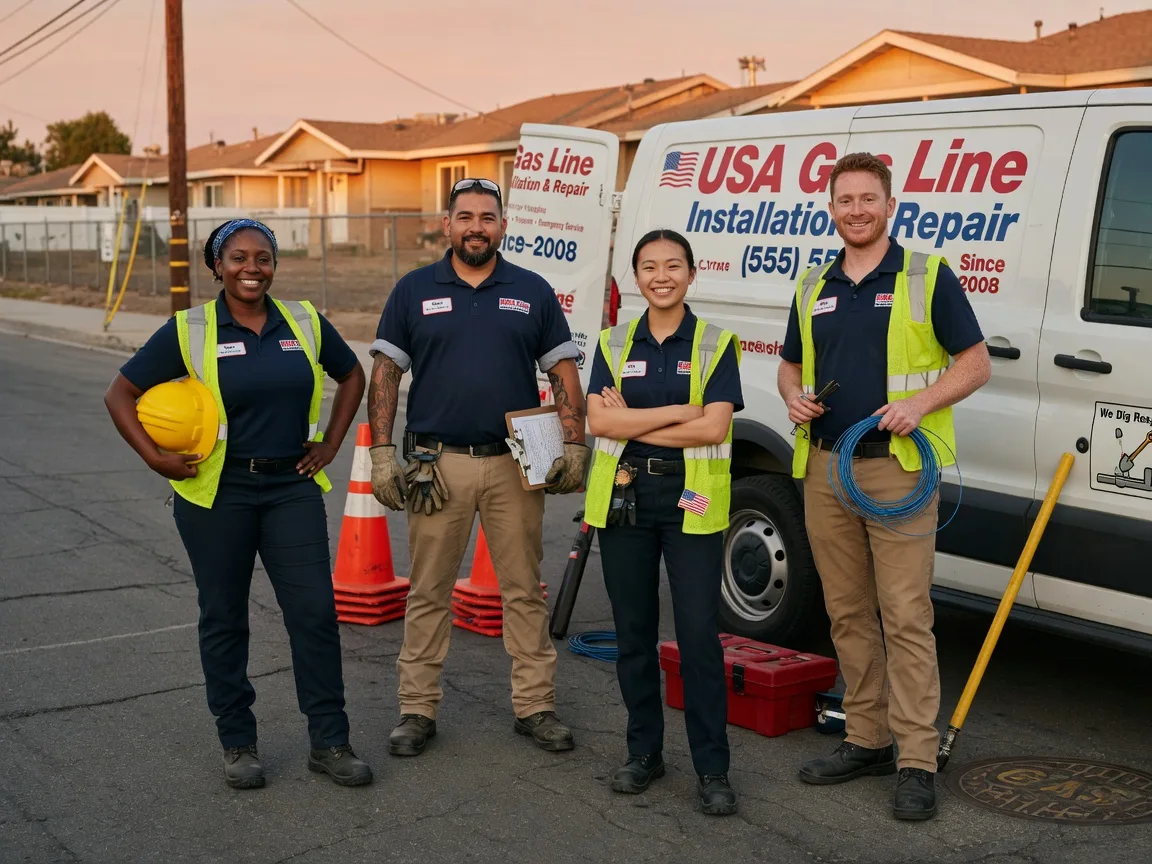 Gas Line Installation company in Holland, TX